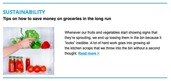 PATA Newsletter Sustainability Tips