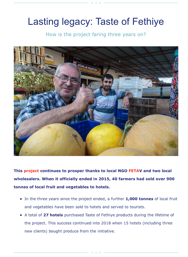 The Travel Foundation Newsletter Taste of Fethiye 