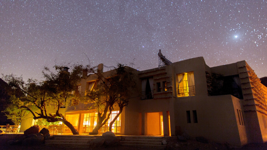 Stargazing at Feynan Ecolodge