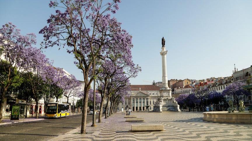 Rossio square Lisbon
